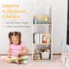Costzon Kids Rotating Bookshelf, 360° Display Spinning Bookshelf Tower with