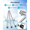 Bike Trailer Hitch Connector Compatible with Bicycles, Folding Tow Adapter