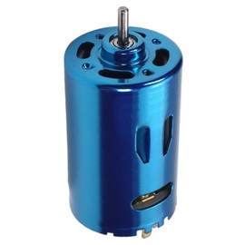 Fielect DC Motor 24V 30000RPM 2.5A Micro Motor Electric Motor Round Shaft for RC Boat DIY Airplane Toys Model DIY Hobby, 1 Pcs, Blue