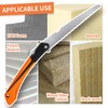 MINOVA Folding Insulation Hand Saw, 10 Inch Steel Blade Wavy