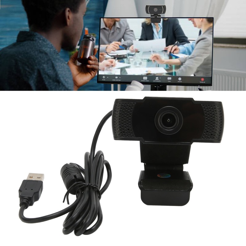 PC Camera USB2.0 1080P CMOS Imaging Sensor Noise Reduction Plgu