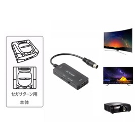 GrinGrin HDTV Converter for Sega Saturn with HDMI Cable