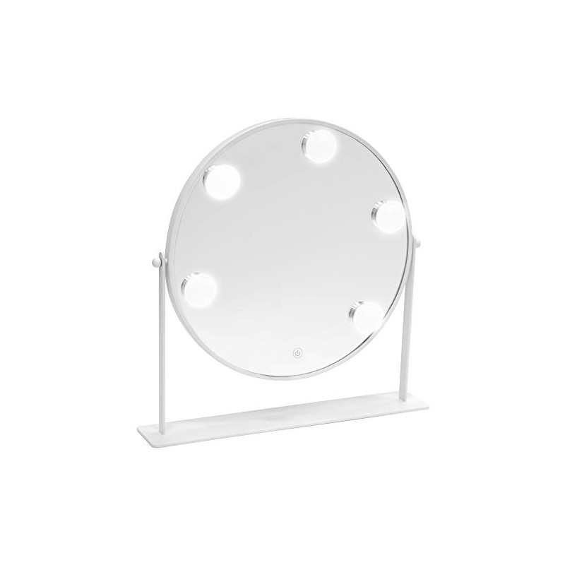 DANIELLE LED Hollywood Mirror- Round, Touch Dimmer, True Image -