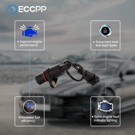 ECCPP Crankshaft Position Sensor Fit for 2006-2010 for Dodge Attitude, 2000-2011 for Hyundai Accent, 2006-2011 for Kia Rio, 2006-2011 for Kia Rio5