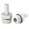 sourcing map PVC Barb Hose Fitting Connector Adapter 8mm or