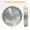 CG BP87Q Vertical Discharge Damper 7-Inch with Foam Round Backdraft