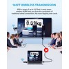 Wireless HDMI Transmitter and Receiver Kit Portable,Plug and Play 165FT