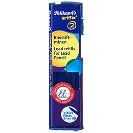 Pelikan Pelikan Griffix Bleistiftminen, HB, Breite: 2 mm, 2 Packungen a´ 3 Minen