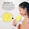 Toalla exfoliante corporal y depurador de espalda para ducha de
