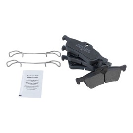 Rear Brake Pad & Rotor Kit Brake Caliper Brake Pads Brake Rotor Semi-Metallic Compatible with 2003-2006 Mini Cooper