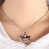 BOne shaped Urn Necklace Memorial Pet Ash Pendant Jewelry