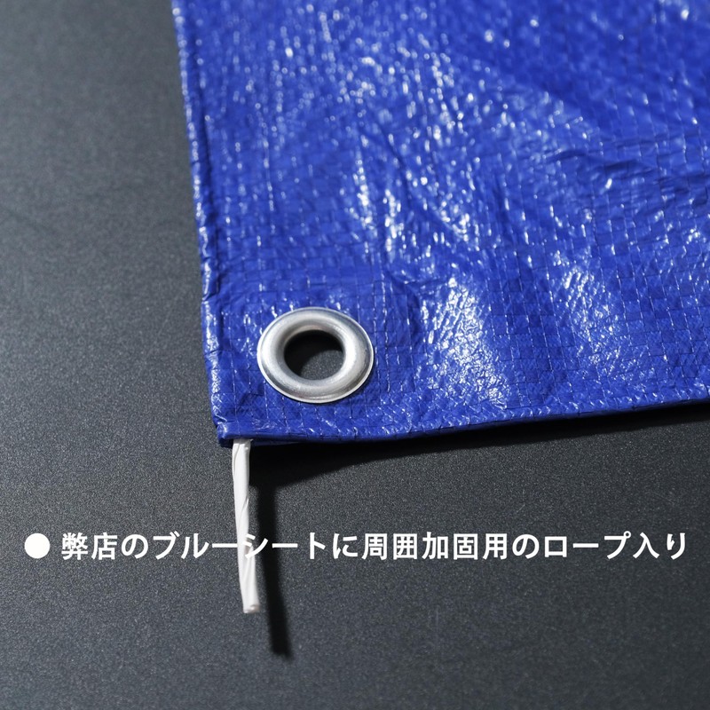 TARPAL #1200 Blue Sheet, Medium Thin, 6.9 x 8.9 ft
