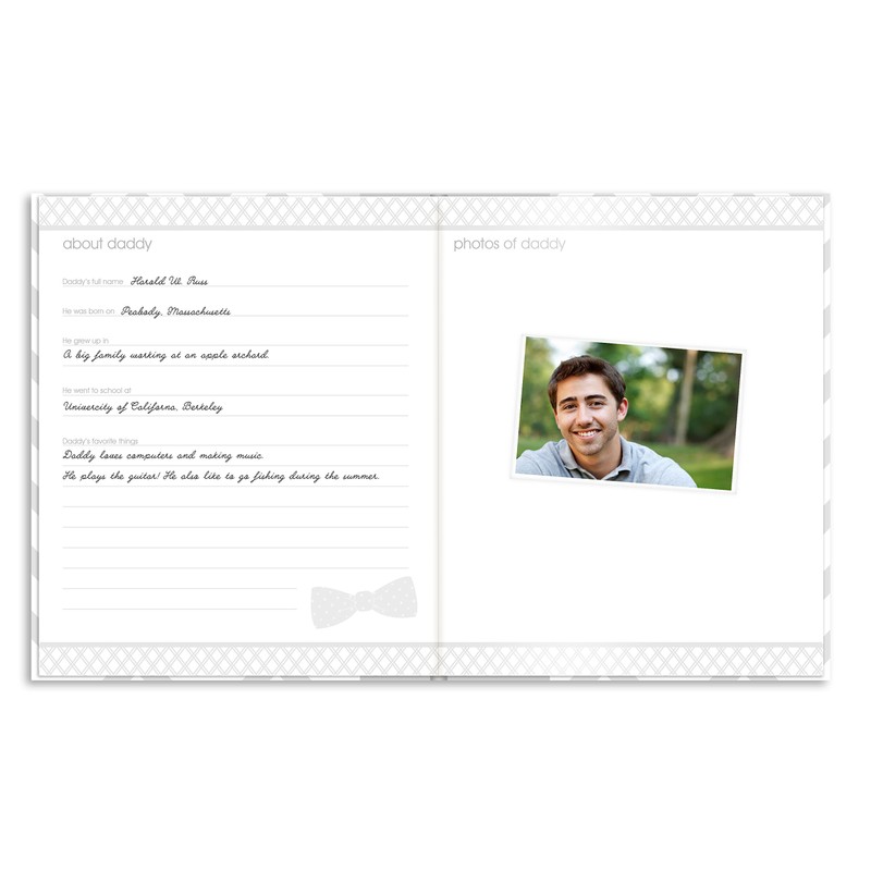 Pearhead First 5 Years Chevron Baby Memory Book, Clean-Touch Baby