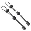 2PCS Backpack Elastic Rope Fixing Buckle, Backpack Hiking Stick Holder