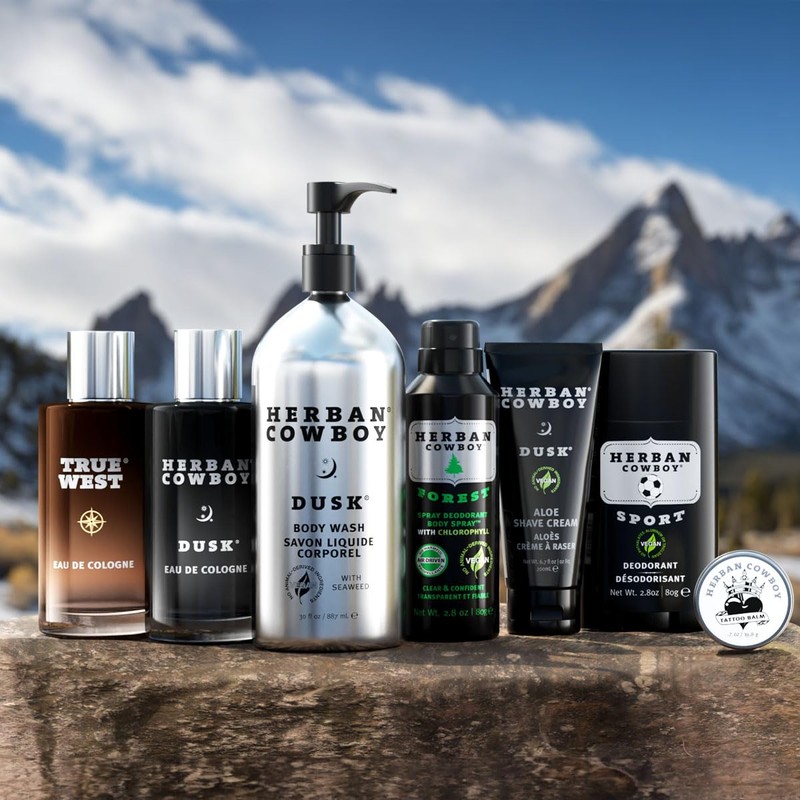 Herban Cowboy Premium Shave Cream Made with Olive Oil, Aloe,