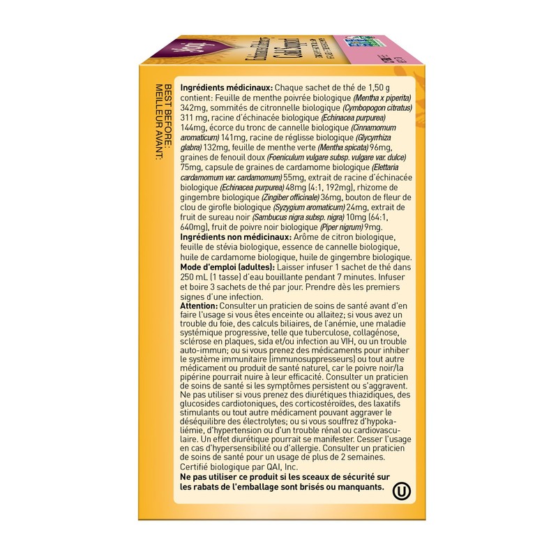 Yogi Tea - Echinacea Elderberry Cold Support Tea (6 Pack)