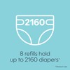Diaper Genie Bags Refills 270 Count (Pack of 8) with