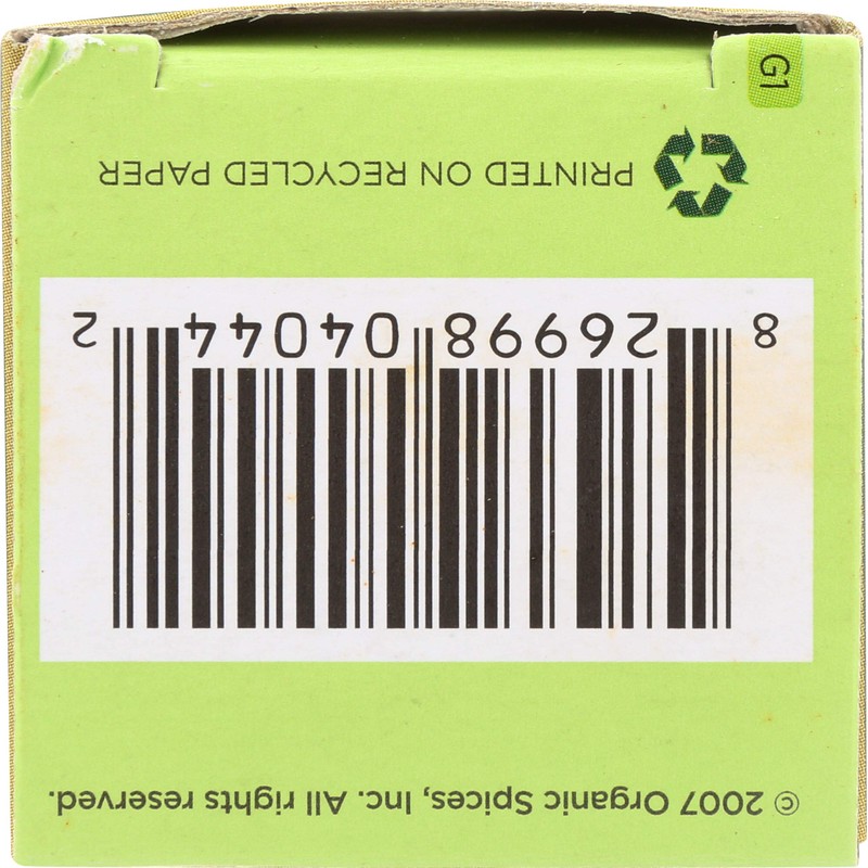 Spicely Organic Thyme 0.10 Ounce ecoBox Certified Gluten Free