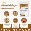 Copper 1mg Tablets – Elemental Gluconate CU for 100% RDA