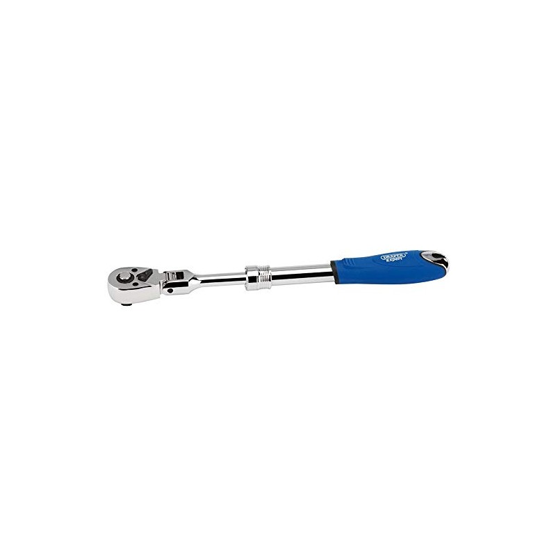 Draper 26810 72 Tooth Flexible Head Extending Reversible Ratchets, 380mm