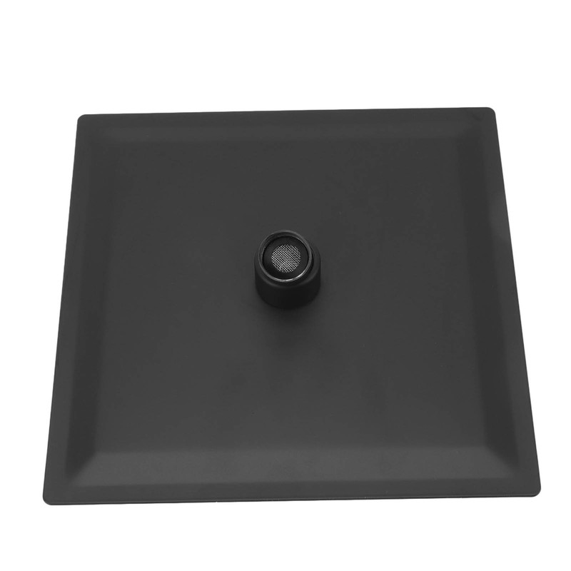 Stainless Steel Rainfall Shower Head Bathroom Square Top Ceiling Mount