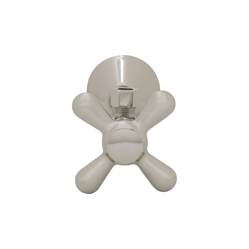 Westbrass D1112X-05 Cross Handle Angle Stop Shut Off Valve 1/2"