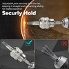 Bestwork Adjustable Tap Sockets, 6pcs Tap Socket Set, 1/4", 3/8",