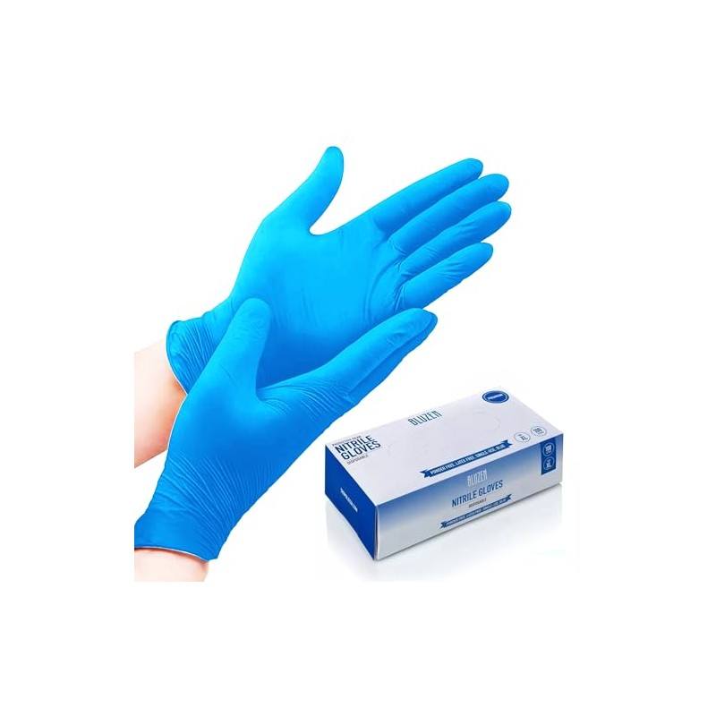 Guantes de Nitrilo Azules - Alta calidad - Sin Polvo