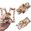 SINIDE Acetate Tortoise Shell Hair Claw Clips, Medium Cellulose Celluloid