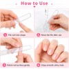 Derlaier Nano Glass Nail File 3 Pack, Professional Manicure Pedicure