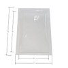 RV Skylight Replacement Kit, 17" x 25" OD Outer Dome