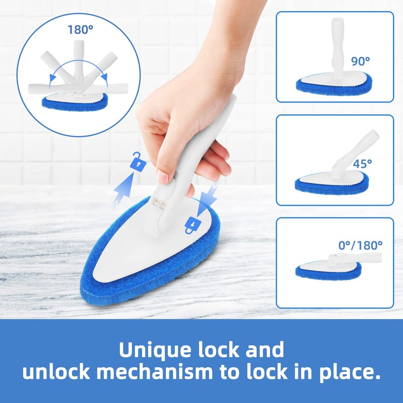 Qaestfy Pack of 2 Scrubber Pad Refill Compatible with QAE008