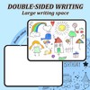 YUNAI Small Whiteboards A4, 2PCS Double Sided Mini Whiteboard with