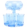 6 Shot Glass Dispenser Transparent Prevent Spilling Cocktail Dispenser Glasses