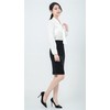 syvent Women's Plus Size Office Skirt, Business Suit Pencil Skirt,