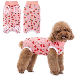 Coppthinktu Recovery Suit for Dogs After Surgery, Dog Onesie Surgery Recovery Suit for Female Spay, Soft Surgical Pajamas Bodysuits for Puppy to Prevent Licking Dog Cone Alternative