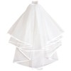 Tosenk Bride Veil, Bridal Headdress Veil with Comb, Short, Popular,