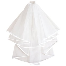 Tosenk Bride Veil, Bridal Headdress Veil with Comb, Short, Popular, White, Bridal Products, Elegance, Bride Veil, Wedding, Durable, white