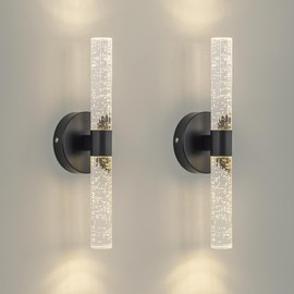 Febeleven 15.35in Wall Sconces Set of Two Rechargeable Battery Wall Light