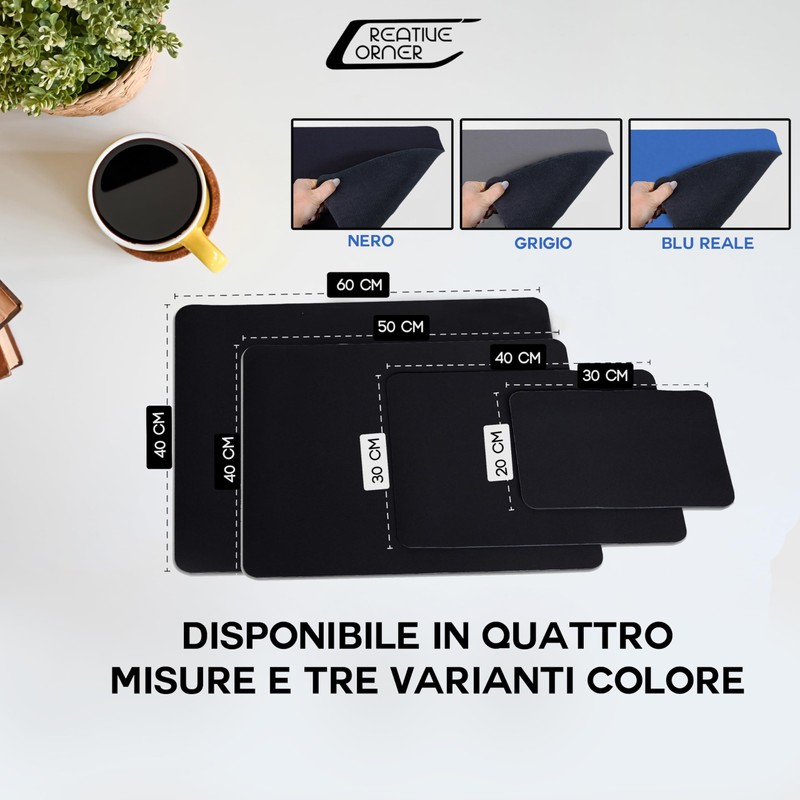 Creative Corner Saugfähige Küchenmatte aus Kieselgur - Abtropfmatte für Geschirr,