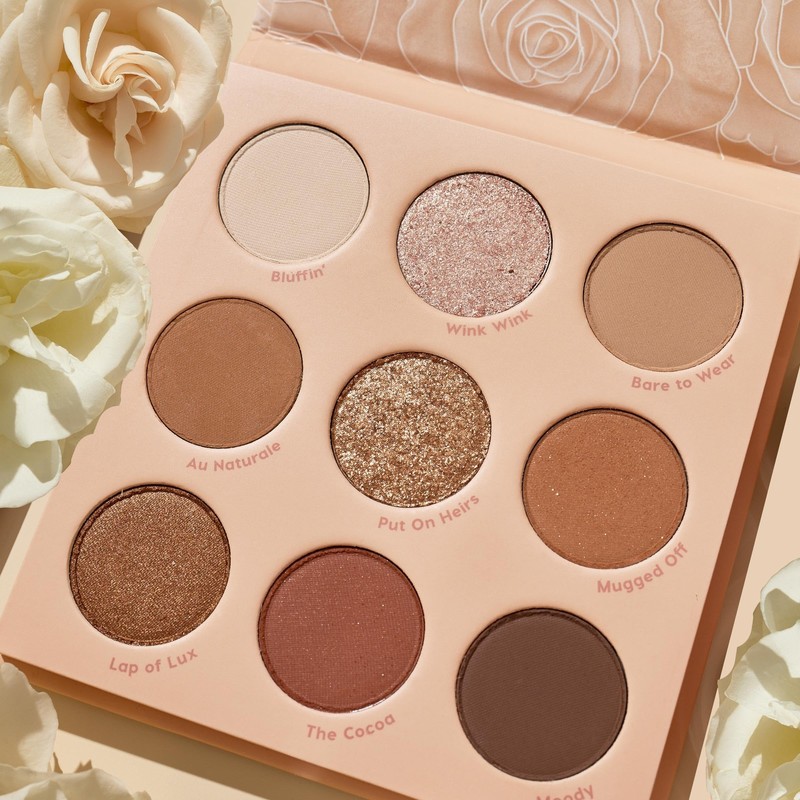 Colourpop Nude Mood 9 Pan Eyeshadow Palette Warm Toned Neutrals