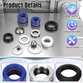 Joyfolk 2 Pack 244194 Aftermarket Pump Repair Packing Kit for Airless Paint Sprayer Compatible with 390/395/490/495