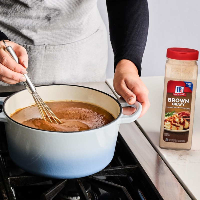 McCormick Brown Gravy Seasoning Mix, 21 oz Bottle