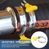 PATIKIL 30 Pcs 18-32mm Stainless Steel Hose Clamp Adjustable Bolt