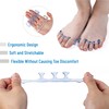Dr. JK- Gel Toe Separators for Pedicure, 2 Pairs, Blue