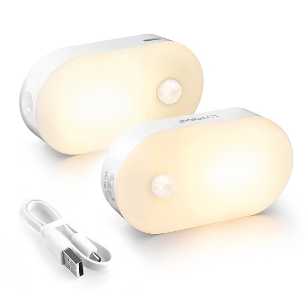 Lyridz Lyridz Rechargeable Battery Night Light, Stick on Mini Motion