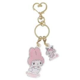 My Melody Kuromi 50th & 20th Anniversaries My Melody Double Row Acrylic Key Chain