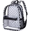 Clear Mini Backpack Stadium Approved 12x12x6 Small Transparent Backpacks Plastic