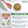 Zenia Henna Polvo Colorante Natural Para Cabello Barba 900g