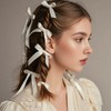 QAVBFA - Cinta de nailon de terciopelo blanco, carrete continuo